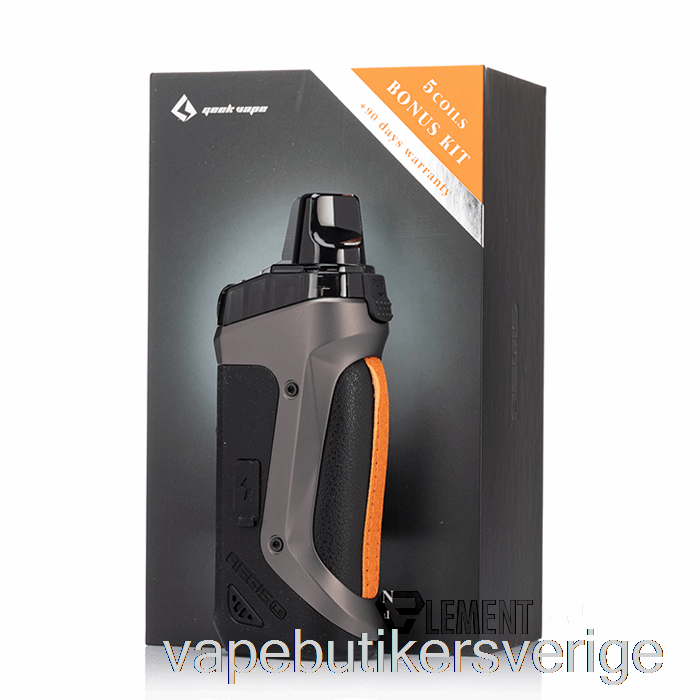 Vape Sverige Geek Vape Aegis Boost 40w Pod Mod Kit Le Bonus Kit - Gunmetal